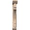 Ekena Millwork Merced Slat Smooth Bracket w/ Offset Brace, Douglas Fir, 5 1/2"W x 30"D x 38"H BKT0604X30X38MRC06SDF - alternate 2